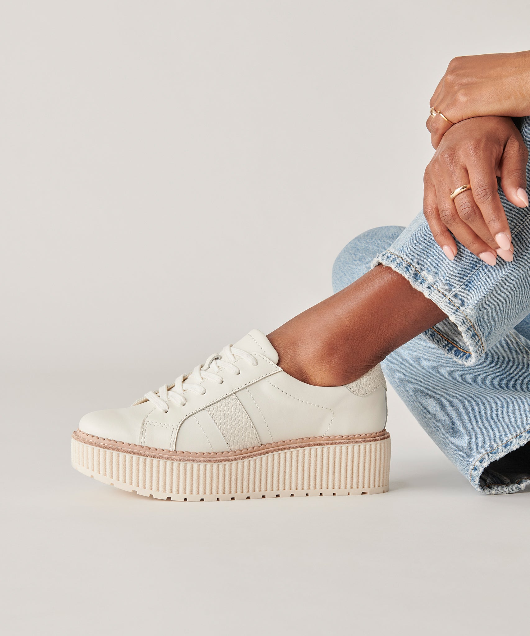 TIGER SNEAKERS WHITE LEATHER - view 18
