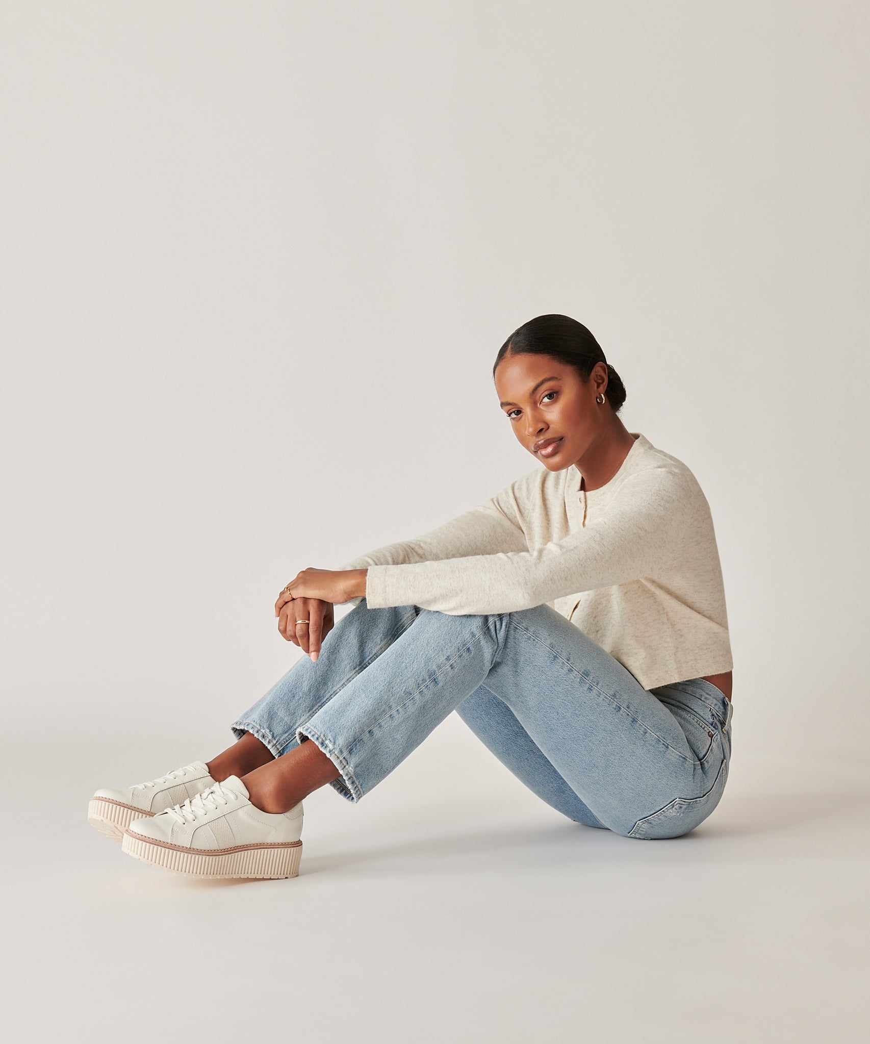 TIGER SNEAKERS WHITE LEATHER - view 4