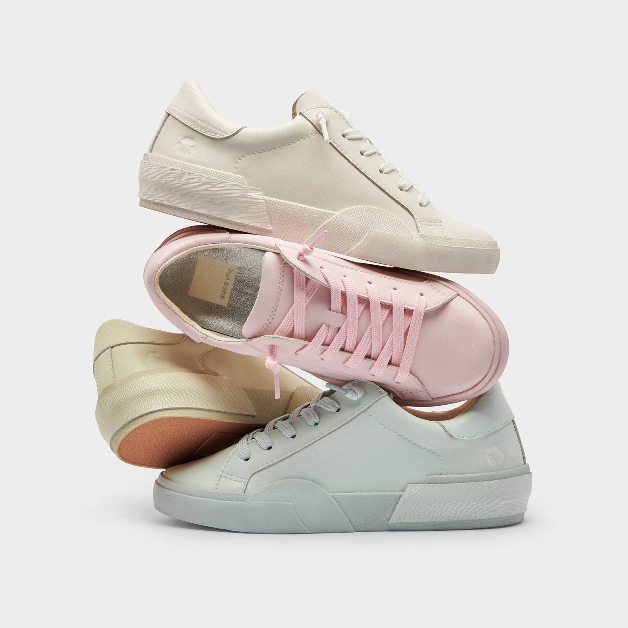 ZINA 360 SNEAKERS WHITE RECYCLED LEATHER - view 8